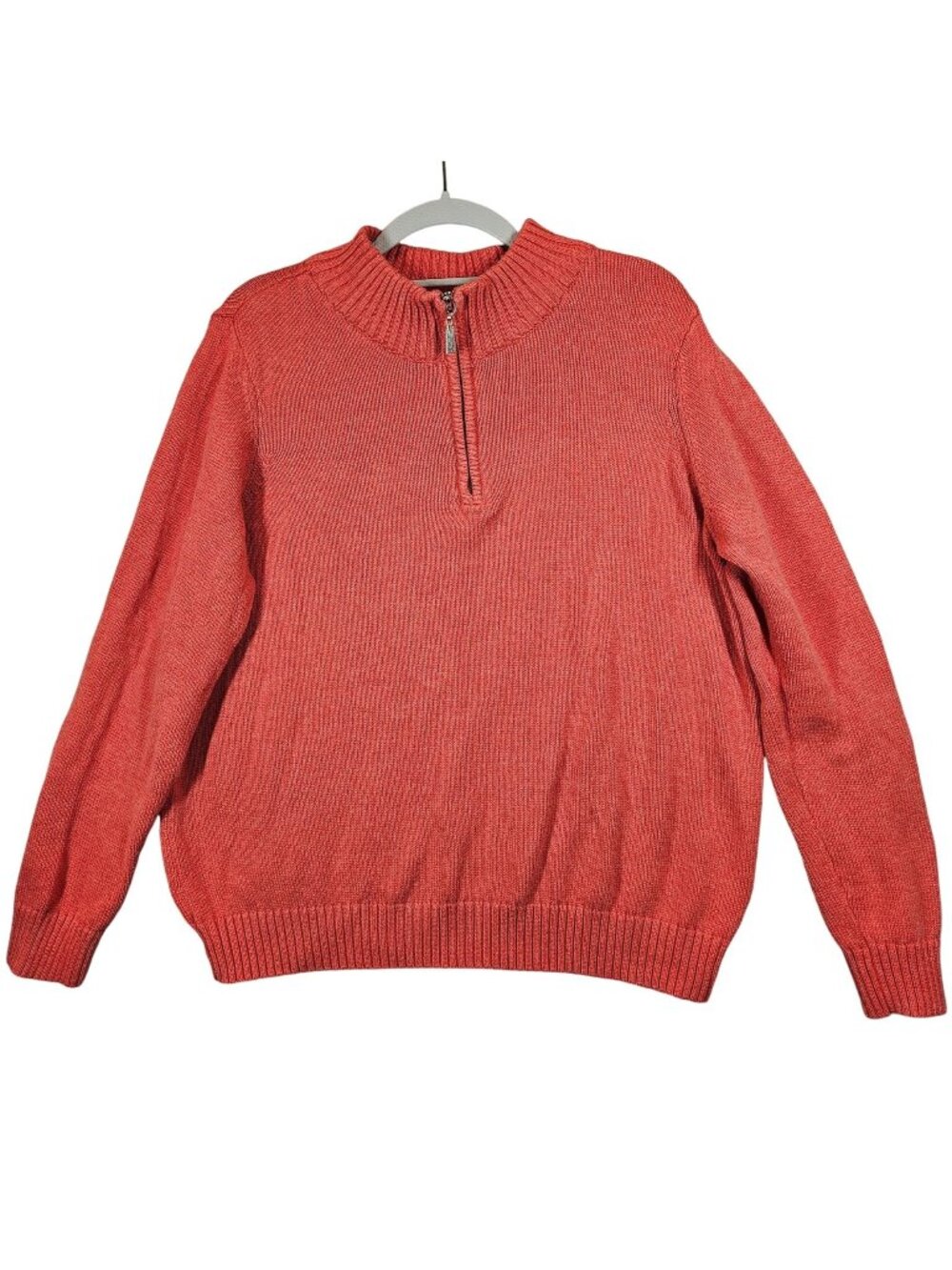 Croft&Barrow Sweater Women XL peachy feminine business Cotton preppy nerd school